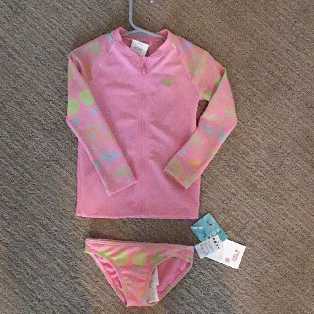Roxy Girl Rash Swimset